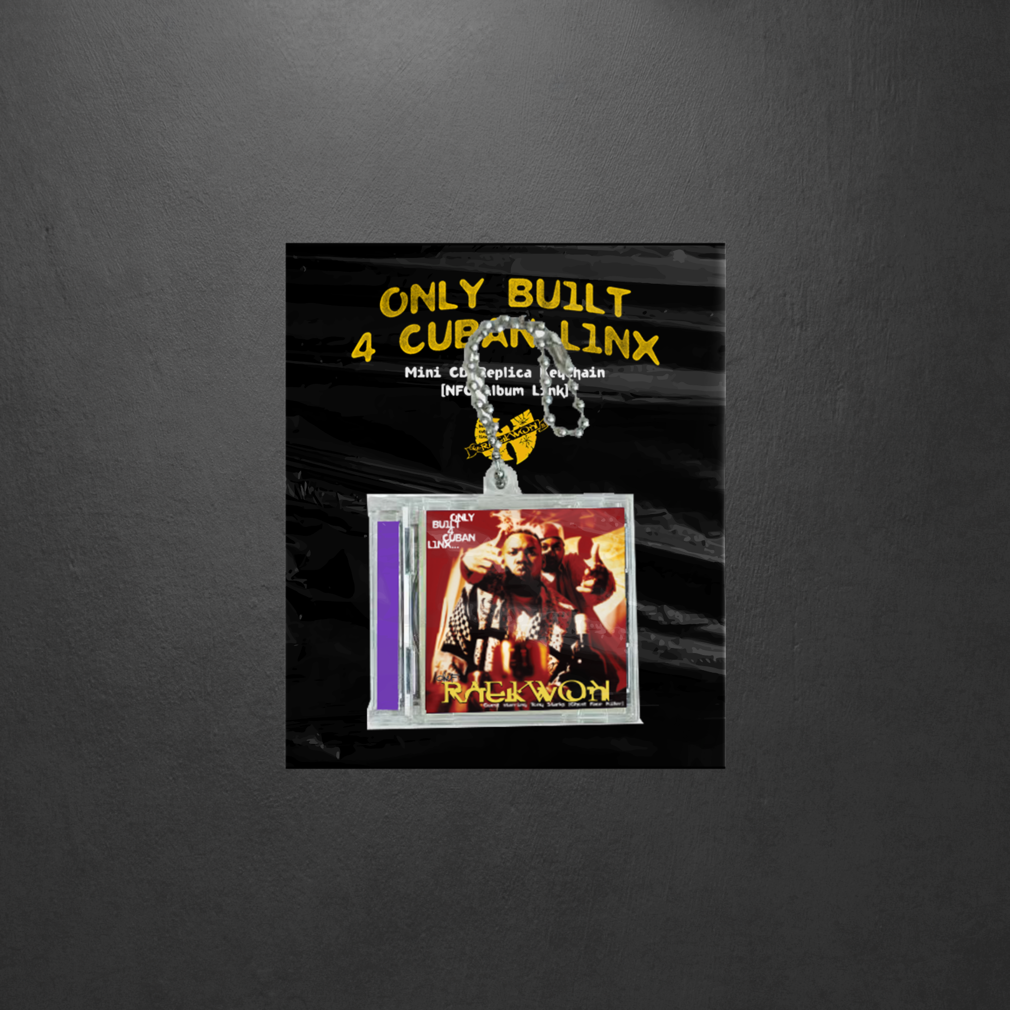 OB4CL Mini CD Replica Keychain (NFC Edition) – Official Raekwon OB4CL Mini CD Replica Keychain (NFC Edition) – Official Raekwon