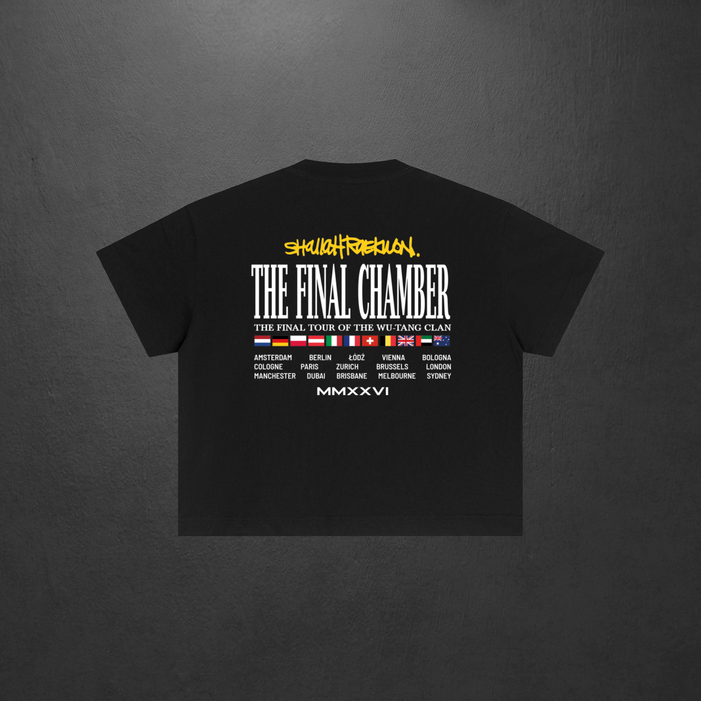 THE FINAL TOUR Black T-Shirt