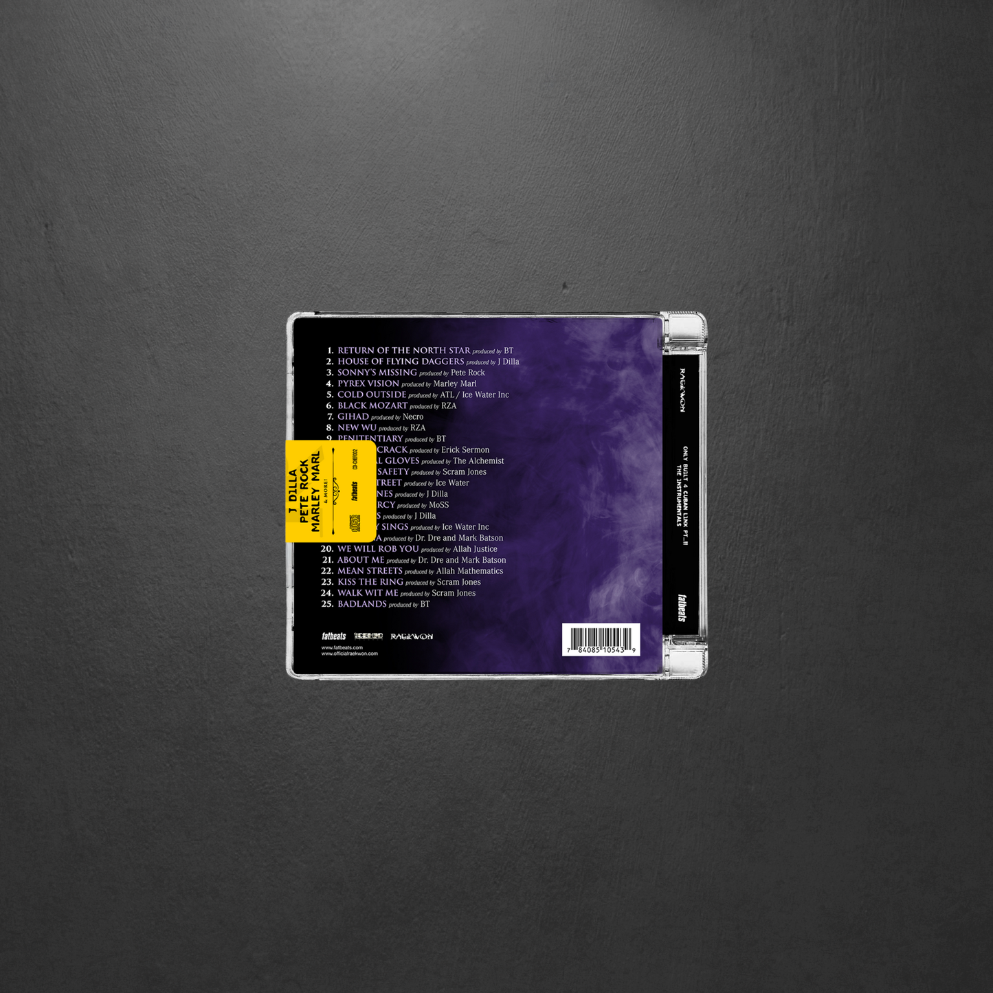 Only Built 4 Cuban Linx… Pt II - THE INSTRUMENTALS - CD (Super Jewel Box)