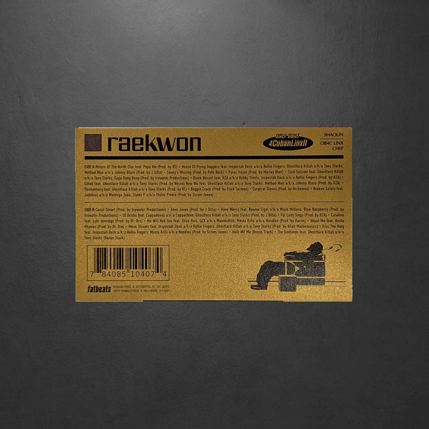 Only Built 4 Cuban Linx.... Pt. II Cassette