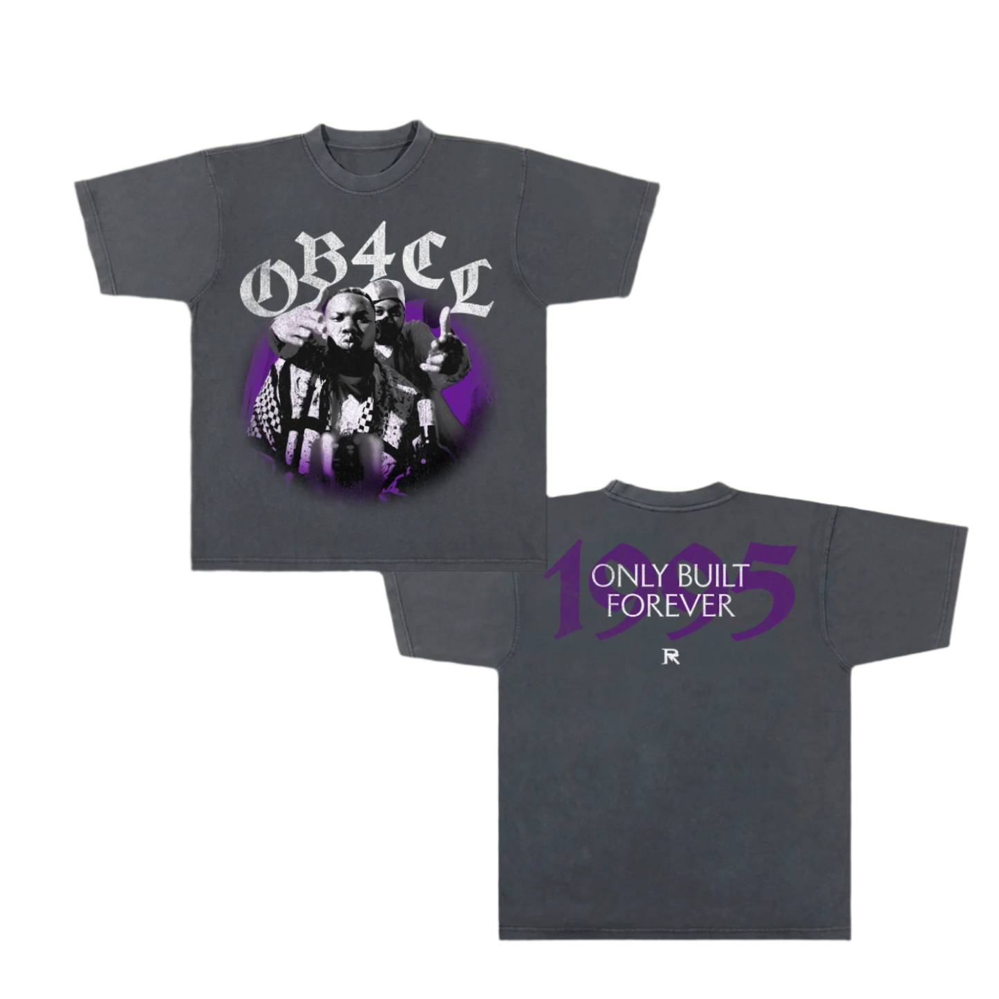 ONLY BUILT FOREVER Oversized T-Shirt (Shadow)