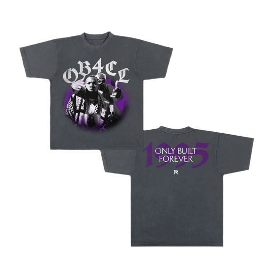 ONLY BUILT FOREVER Oversized T-Shirt (Shadow)