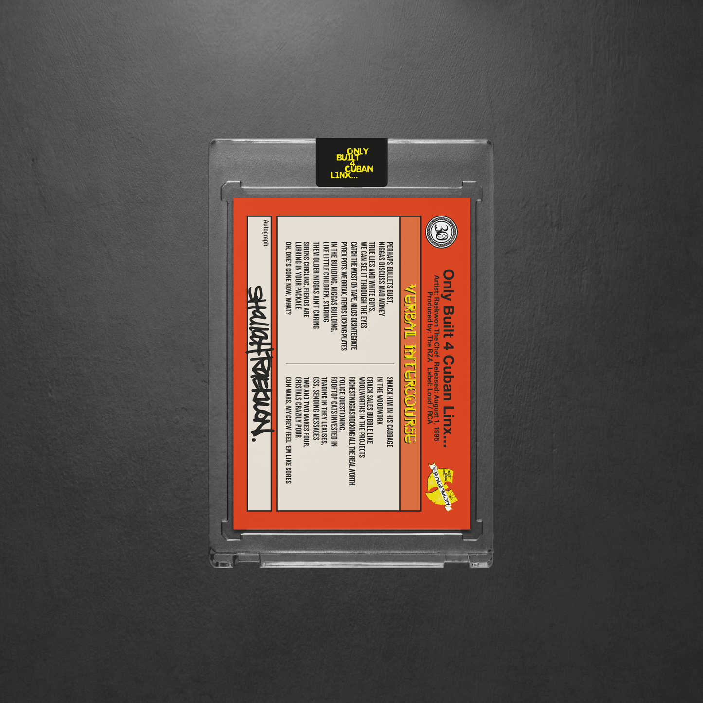'Verbal Intercourse' Holographic Trading Card