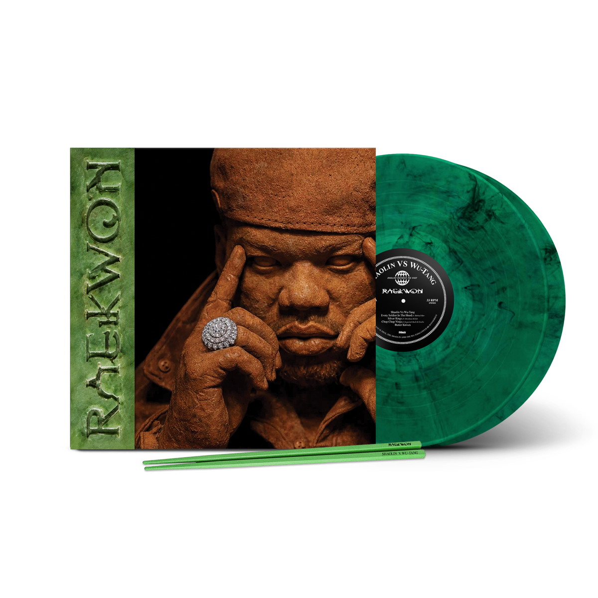 Shaolin vs. Wu-Tang [15th Anniversary] (2xLP – Terracotta General Variant w/ OBI Strip & Chopsticks) – FBX Exclusive Variant