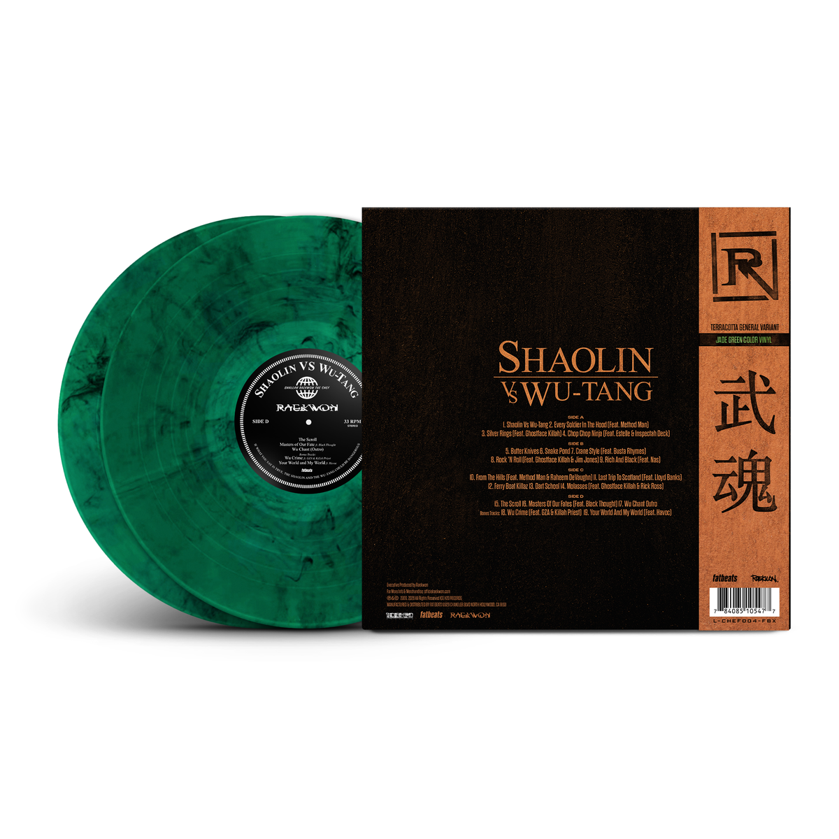 Shaolin vs. Wu-Tang [15th Anniversary] (2xLP – Terracotta General Variant w/ OBI Strip & Chopsticks) – FBX Exclusive Variant