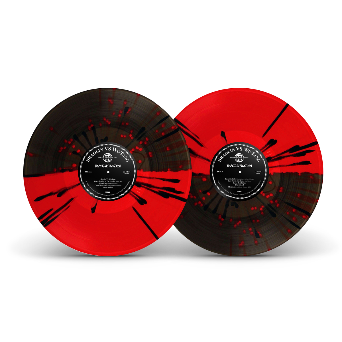 Shaolin vs. Wu-Tang [15th Anniversary] (2xLP – Blood Oath Variant w/ OBI Strip) – Indie Retail Variant