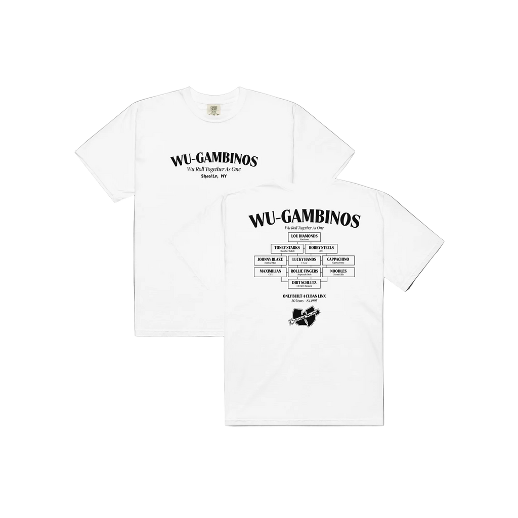 Wu-Gambinos Shaolin NY White T-Shirt