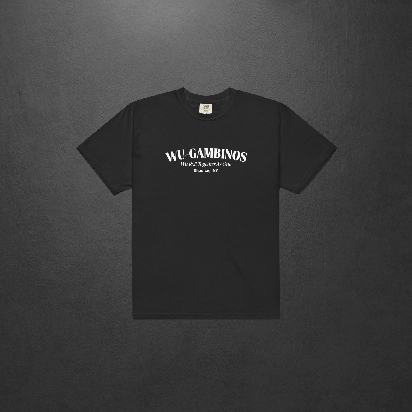 Wu-Gambinos Shaolin NY Black T-Shirt