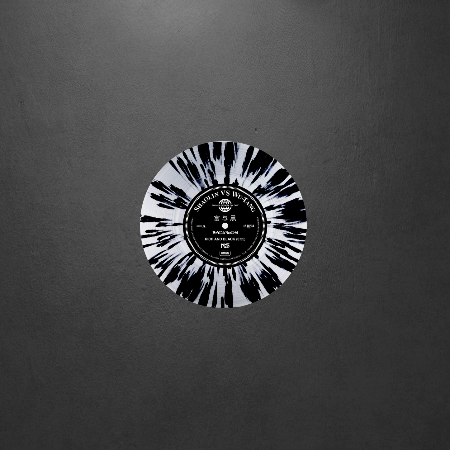 'Rich & Black' ft. Nas b/w Crane Style ft. Busta Rhymes 7" Vinyl (Hidden Darts Variant)