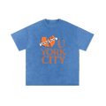 WU-YORK CITY Blue T-Shirt