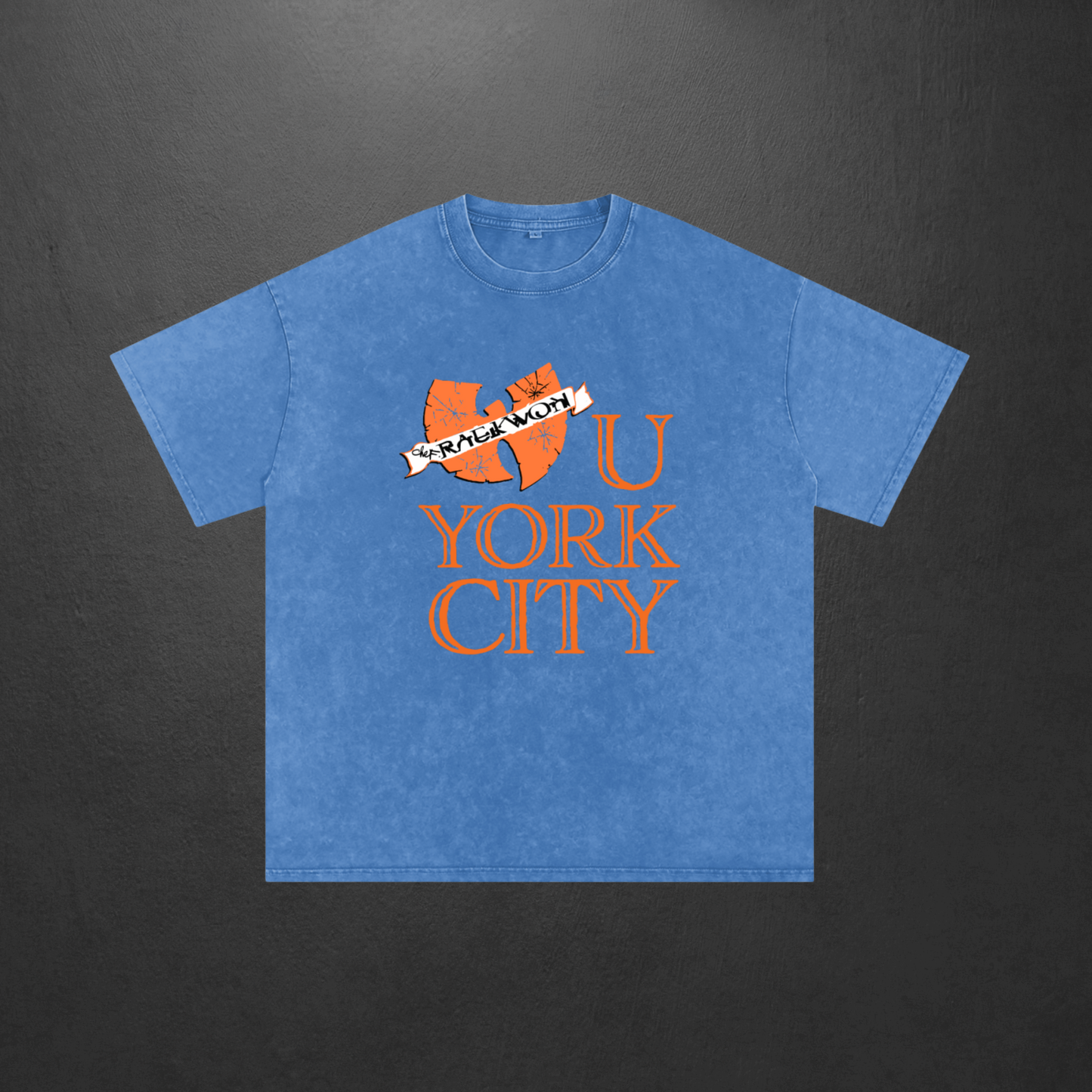 WU-YORK CITY Blue T-Shirt