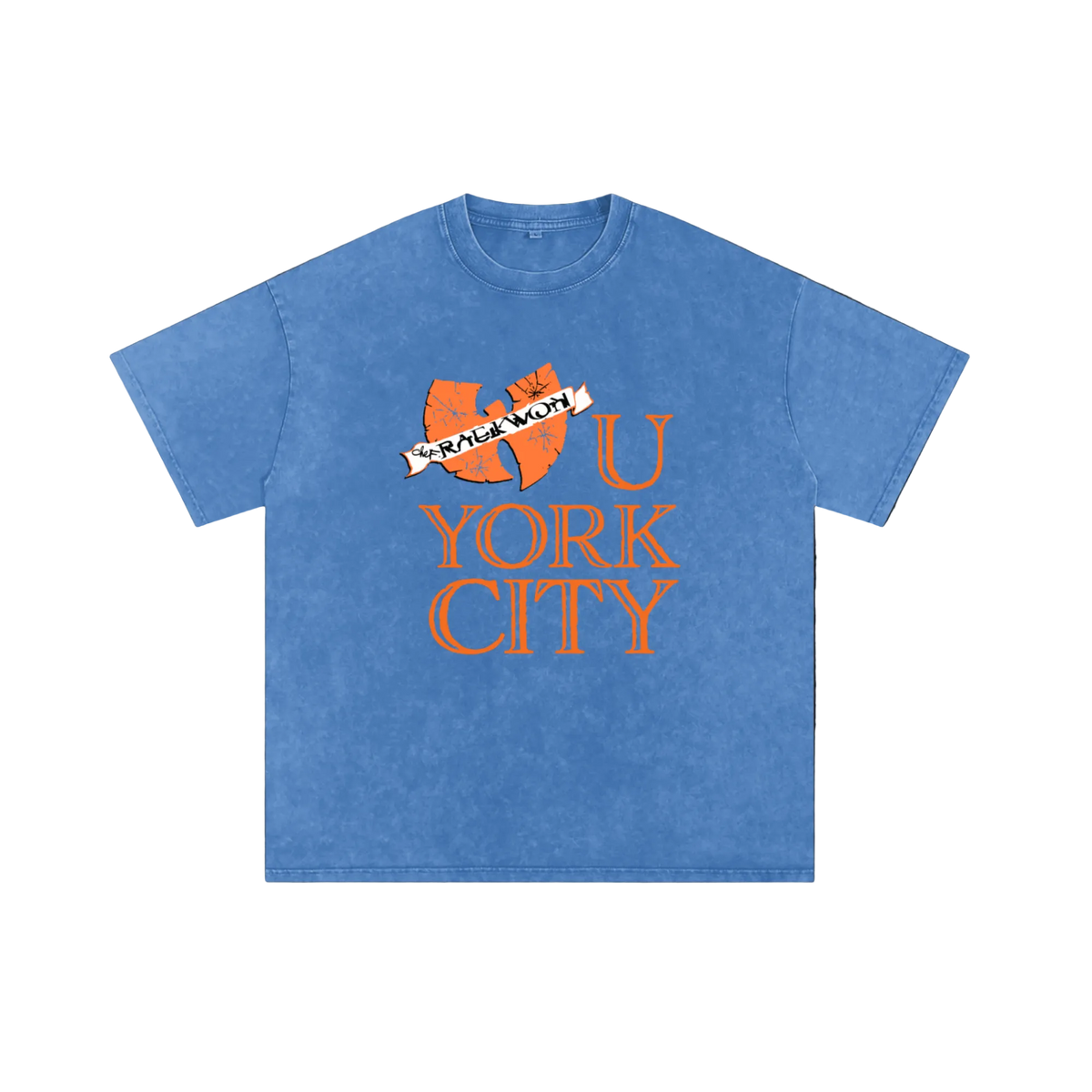 WU-YORK CITY Blue T-Shirt