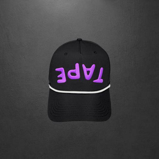Purple Tape Flipped Rope Hat