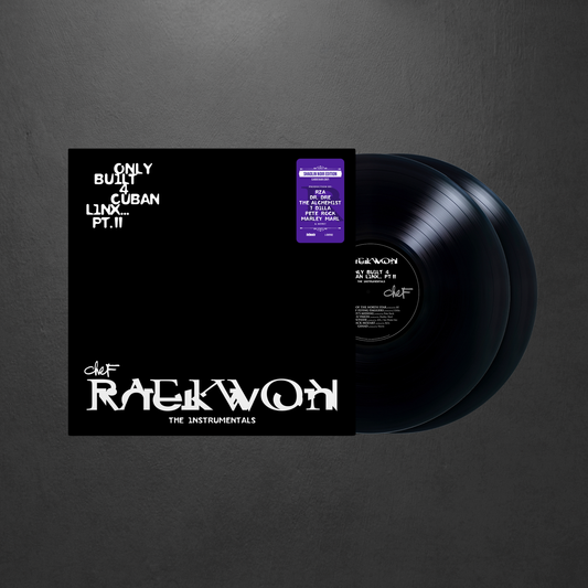 Only Built 4 Cuban Linx… Pt II - THE INSTRUMENTALS - (Shaolin Noir Edition 2LP Black Vinyl)