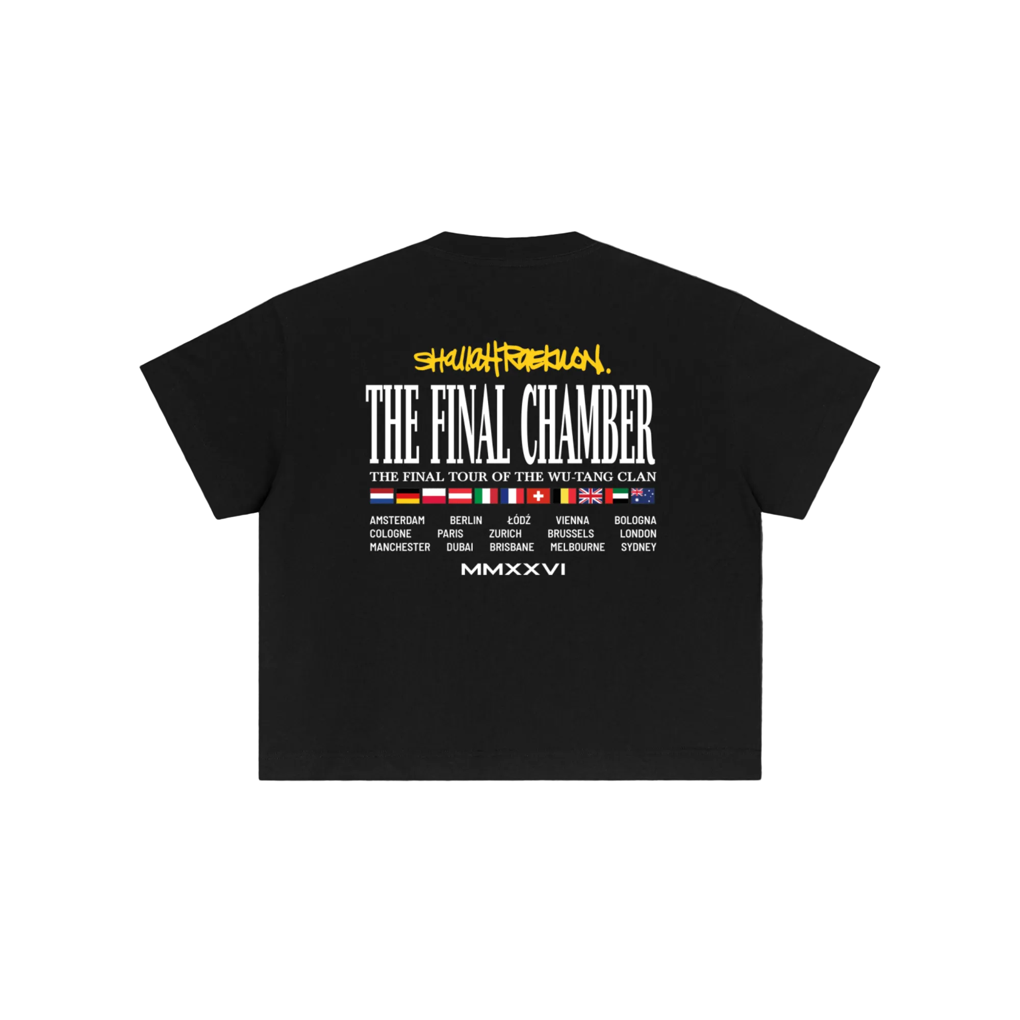 THE FINAL TOUR Black T-Shirt