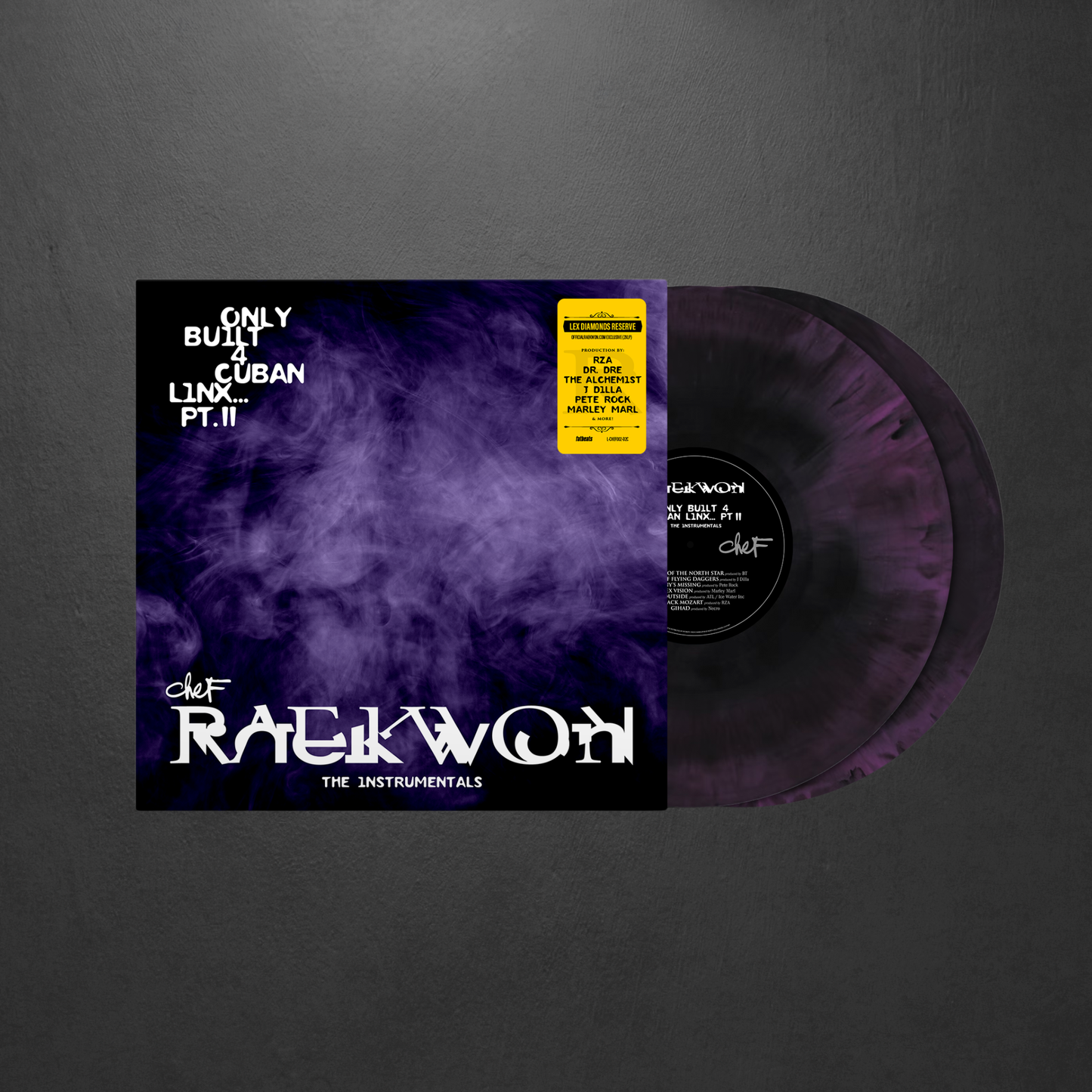 Only Built 4 Cuban Linx… Pt II - THE INSTRUMENTALS - [LEX DIAMONDS RESERVE Edition 2LP Color Vinyl]
