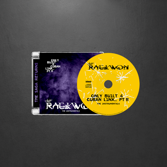 Only Built 4 Cuban Linx… Pt II - THE INSTRUMENTALS - CD (Super Jewel Box)