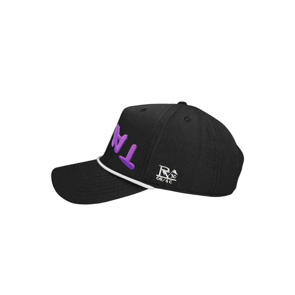 Purple Tape Flipped Rope Hat