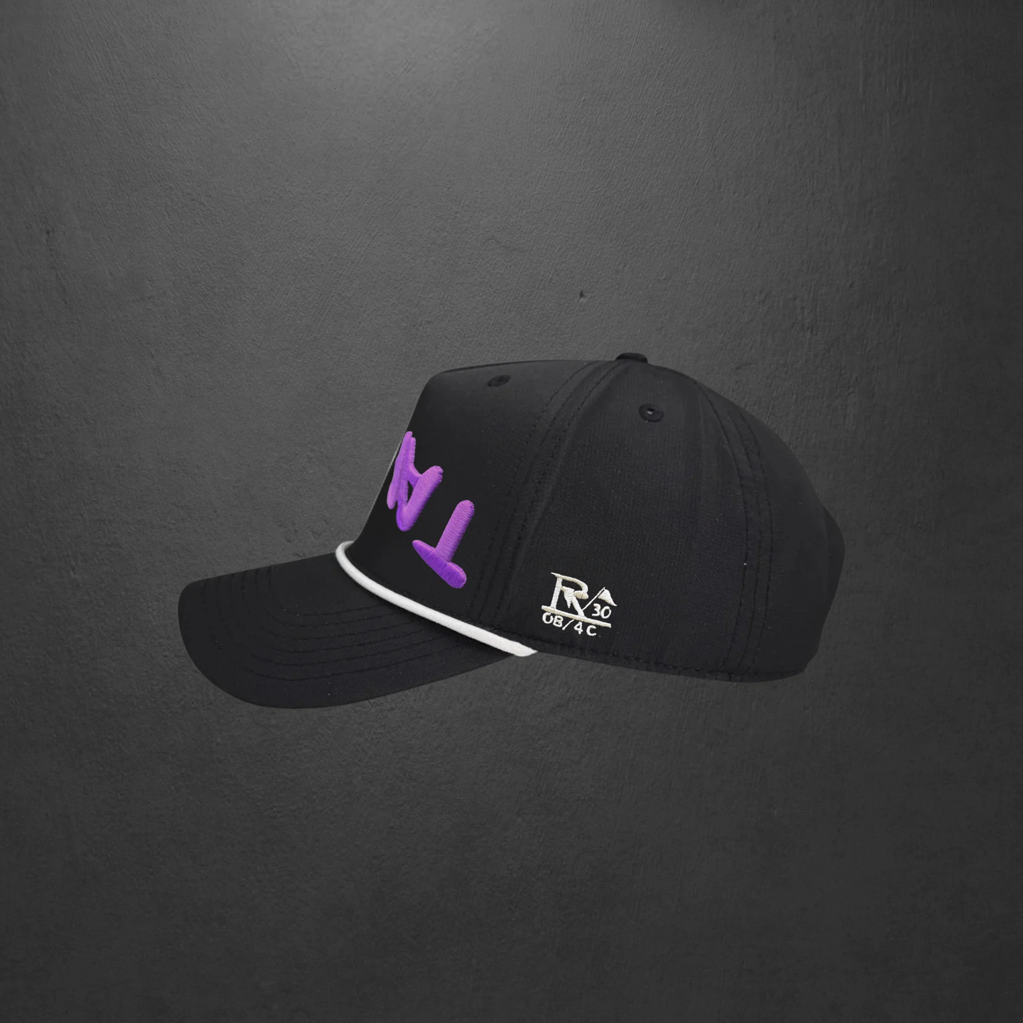 Purple Tape Flipped Rope Hat