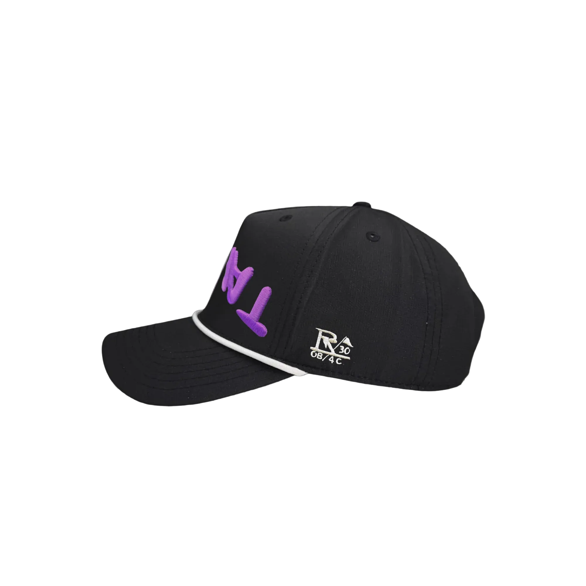 Purple Tape Flipped Rope Hat