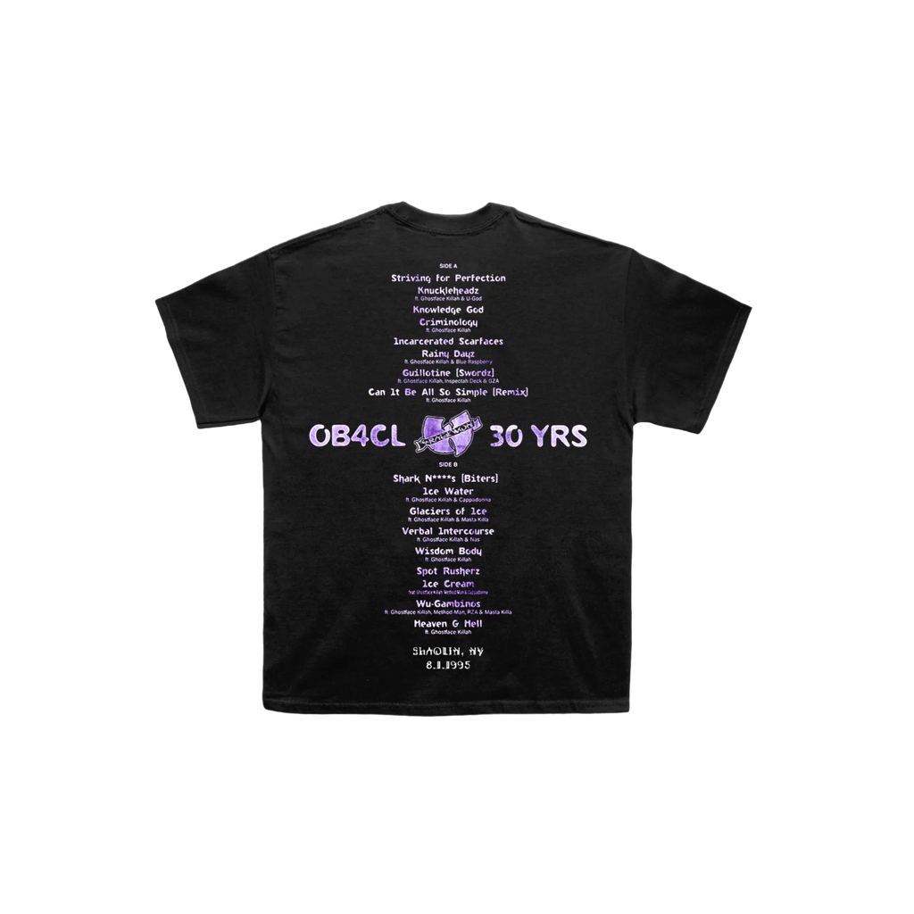 OB4CL 30th Anniversary Photo & Tracklist T-Shirt
