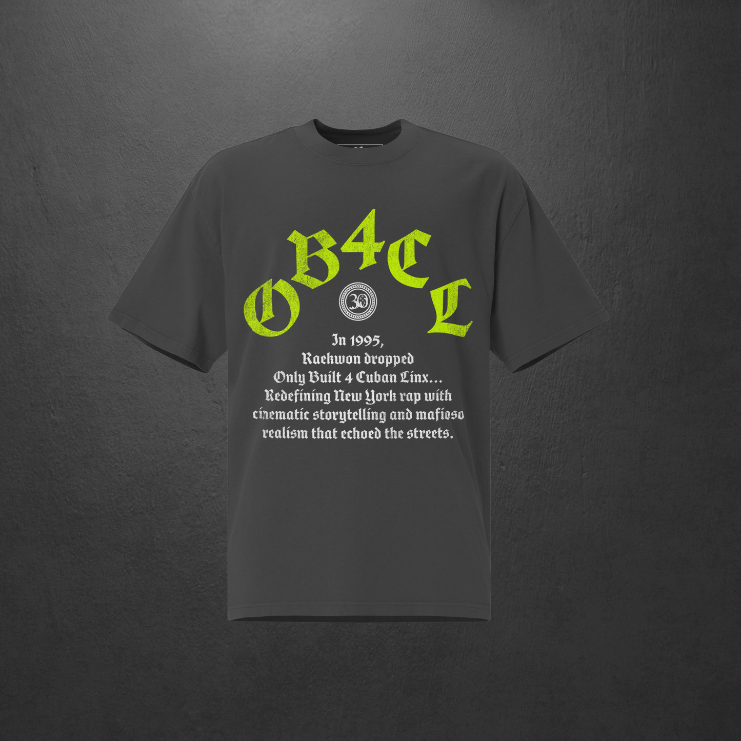 OB4CL... The Redefinition Oversized T-Shirt (Grey)
