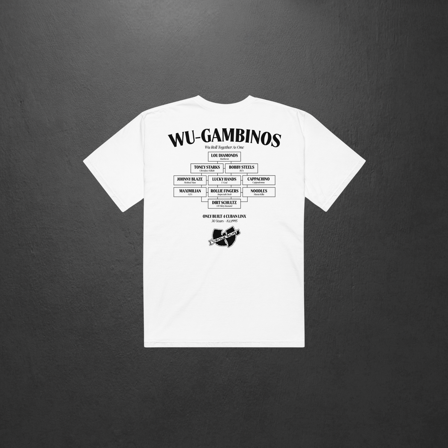 Wu-Gambinos Shaolin NY White T-Shirt