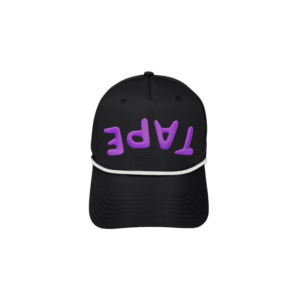 Purple Tape Flipped Rope Hat