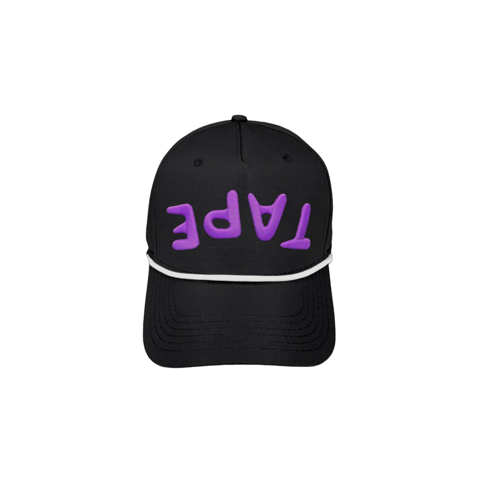 Purple Tape Flipped Rope Hat