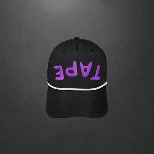 Purple Tape Flipped Rope Hat