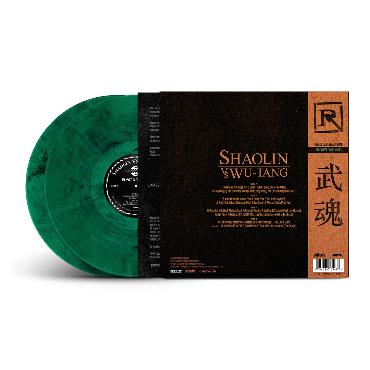 Shaolin vs. Wu-Tang [15th Anniversary] (2xLP – Terracotta General Variant w/ OBI Strip & Chopsticks) – FBX Exclusive Variant