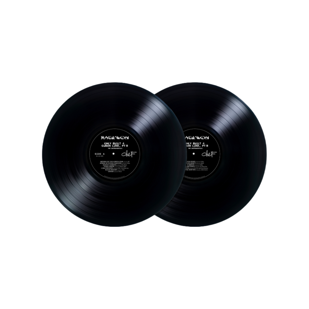 Only Built 4 Cuban Linx… Pt II - THE INSTRUMENTALS - (Shaolin Noir Edition 2LP Black Vinyl)