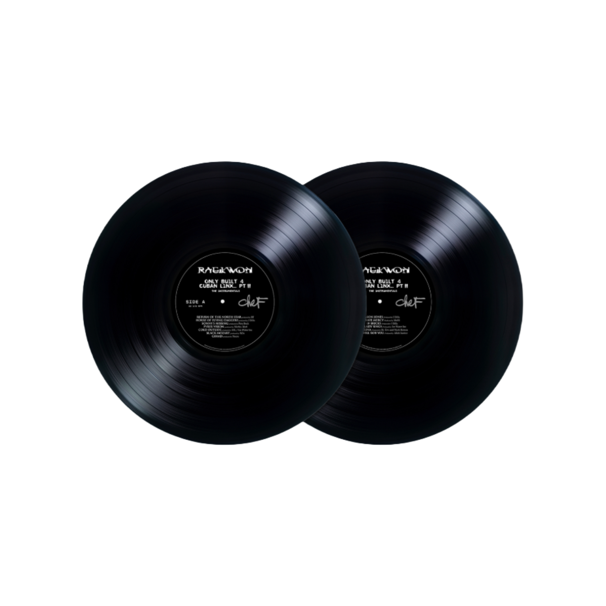 Only Built 4 Cuban Linx… Pt II - THE INSTRUMENTALS - (Shaolin Noir Edition 2LP Black Vinyl)